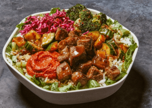 Sweetgreen bowl on table